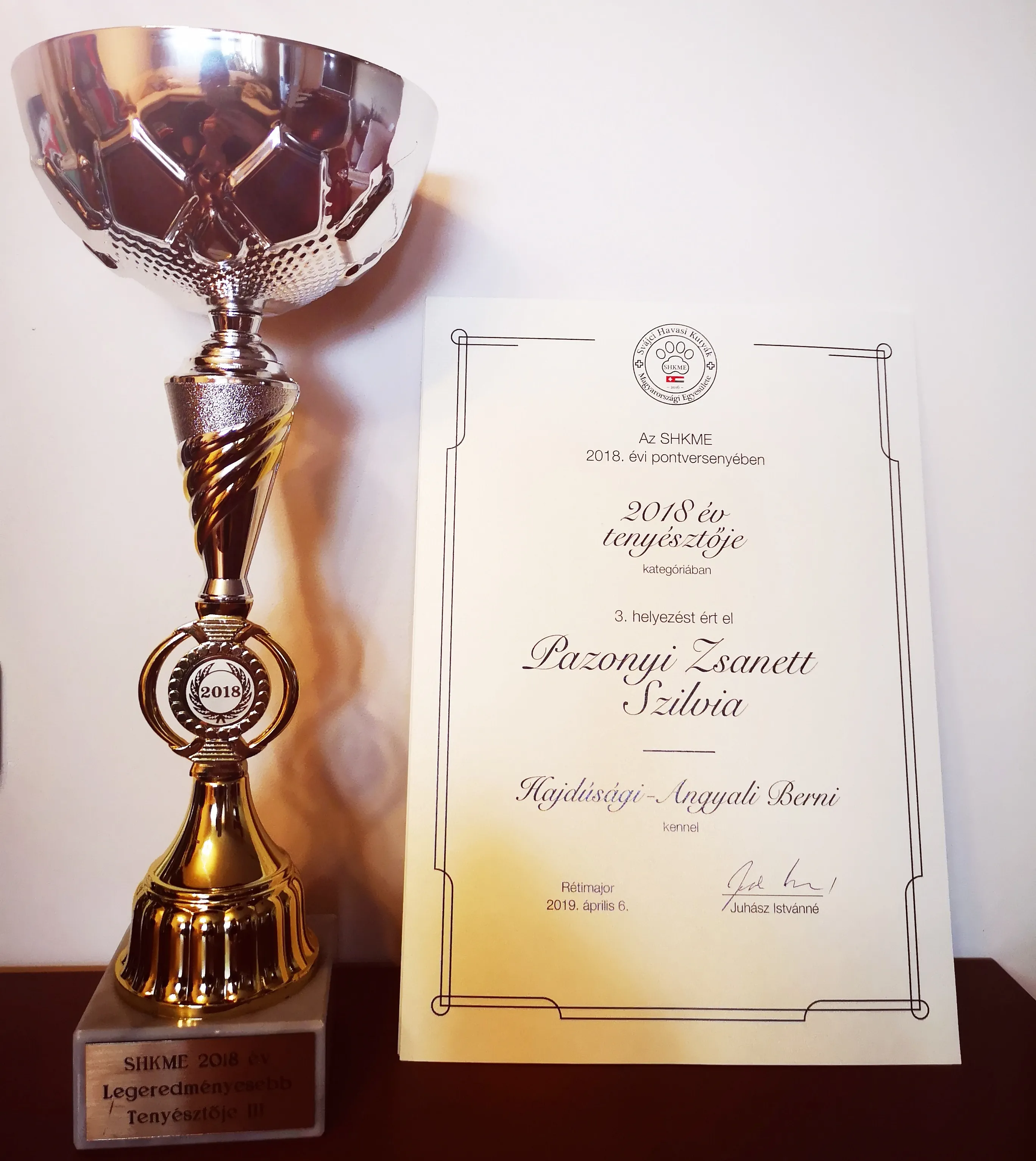 2018 - Az Év Tenyészete